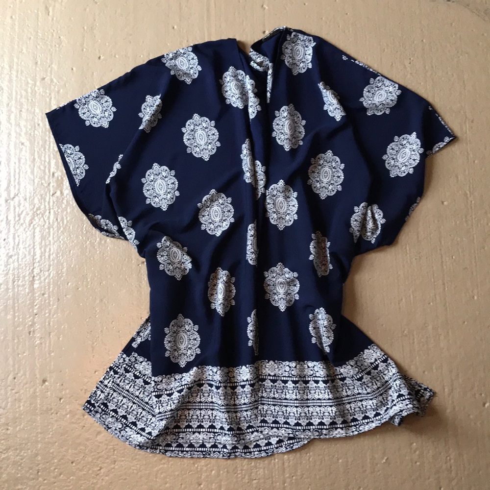 Navy kimono